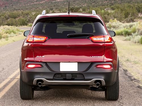 Kit completo de luz trasera antiniebla LED compatible con Jeep Cherokee 2014-18 miniatura 3