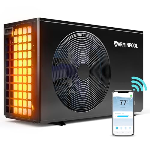 VARMINPOOL Pool Heat Pump for 13000 Gallons Swimming Pool,