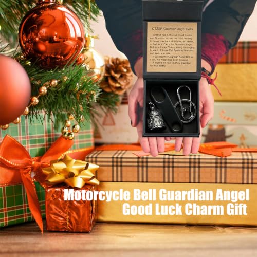 Image of Motorcycle Bell Guardian Angel Gremlin Lucky Charm Gift For Riders