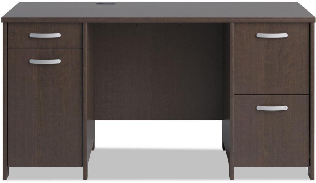 Corner Module 72"W Left or Right Return Mocha Cherry Right Return