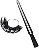 1pc Ring Sizer Uk Gauge Set Ring Mandrel Uk Size Eru Us Size Finger Measurement Scales Kit Jewellery Tools for Ring Size Measuring Rings Diameters Plastic