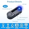 2PCS Solar Powered Fake Car Alarm Flashing Light with Blue Red Led Intelligent Light Sensor Car Alarm System Anti Theft Solar Security Light Simulated Dummy Warning for Van Vehicle with USB Port #1