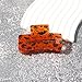 Vsdski Halloween Hair Clips for Women Pumpkin Bat Skull Hair Claw Clips Halloween Theme Hair Styling Accessories Orange Square Large Claw Clips for Thick Hair Non Slip Hairpin Halloween Costume Party