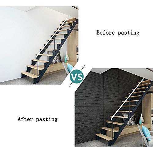ZYCW Imitazione Legno Grano Adesivi Murali, Fai da...