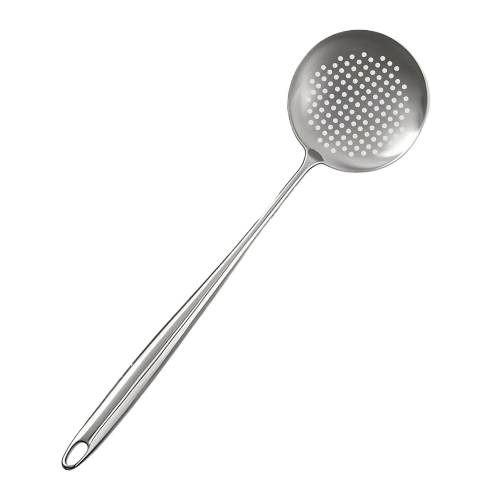 1 stücke Edelstahl Wok Spachtel Metall Küchenutensilien Schlitz Turner Löffel Schöpfkelle Kochen Werkzeuge(1PC colander)