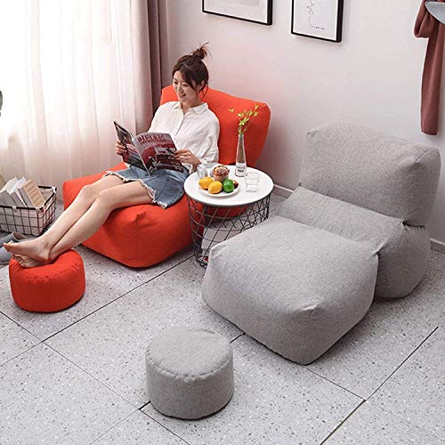 Fhw Outdoor Sitzsack Stühle Riesensitzsack Stuhl Geat Kissen Stuhl for Kinder & Erwachsene Stuhl (Size : Red) – Bild 6