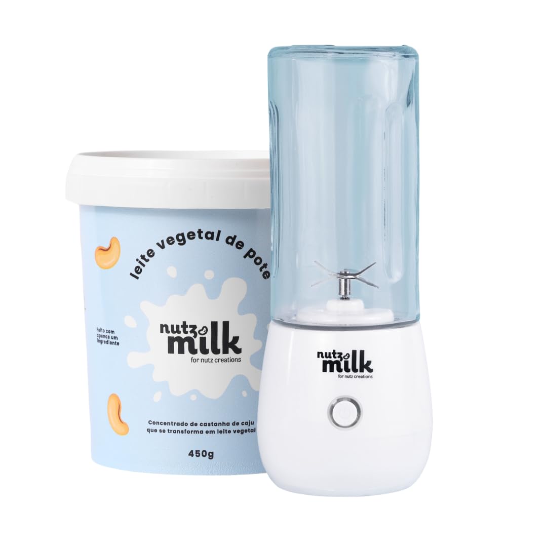milk様 1 Unidade de Leite Vegetal NutzMilk® 6,5L + Mini Liquidificador