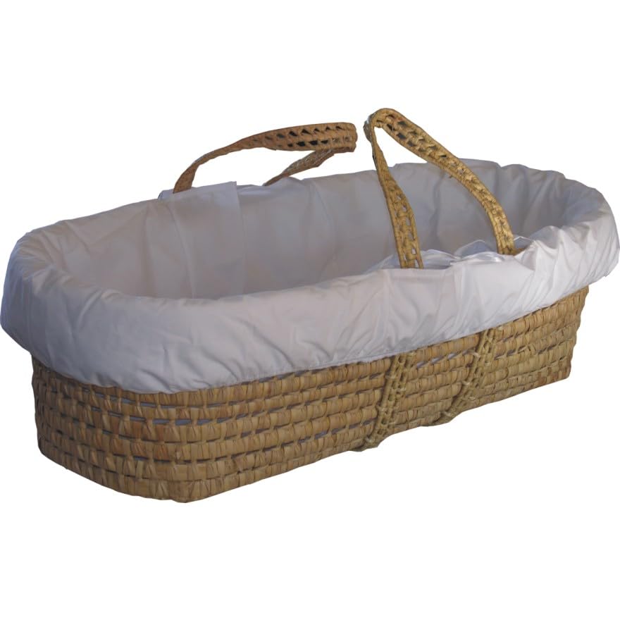 Jillyraff Plain White Replacement Moses Basket Body Dressing