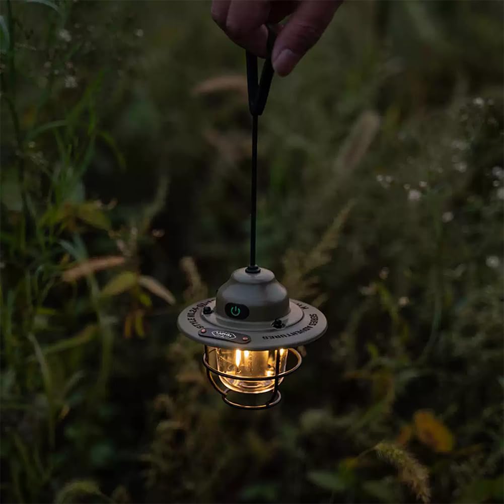 LED retro mały droplight ładowanie USB namiot atmosfera lampa IPX4 wodoodporna przenośna latarnia kempingowa na kemping, wędrówki, wędkowanie