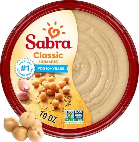 Sabra Classic Hummus Dip for Healthy Snacking & Sharing - 10 Oz