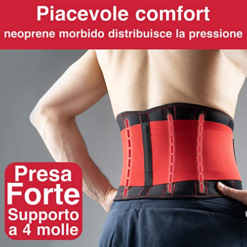 Vigo Sports fascia lombare supporto schiena con