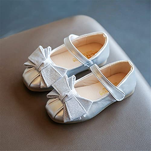 Stunner Girls Bow Mary Jane Flats Wedding Party Dress Shoes(Toddler/Little Kids/Big Kids)4