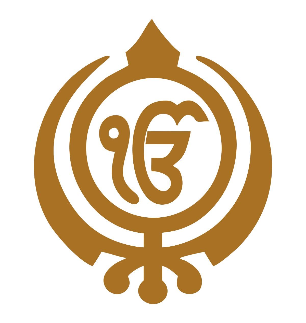 Khanda Ek Onkar Glossy Wall Vinyl Vehicle Sticker 6 x 5 Inches Golden-image-12