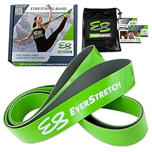 EverStretch-Ballet-Stretch-Band-Premium-2-Layer-Dance-Stretch-Band-for-Hands-Free-Flexibility-Training-Ballet-Band-Stretching-Equipment-for-Dance-Cheer-and-Gymnastics EverStretch Ballet Stretch Band Dance Equipment: 2-Layer Latex Dance Stretch Band for Flexibility Training. Stretch Bands for Dancers. Stretching Bands for Flexibility, Cheer, Pilates and Yoga.
