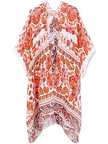Image of Moss Rose Women Summer Bikini Kimono Bathing Suit Cover Ups for Swimwear