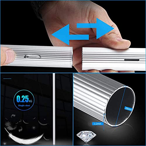 Kit de limpiador de ventanas de poste de alimentación de agua de 18 pies con cepillo de limpieza de alto alcance para paneles solares, perfecto para profesionales y propietarios de viviendas, limpieza