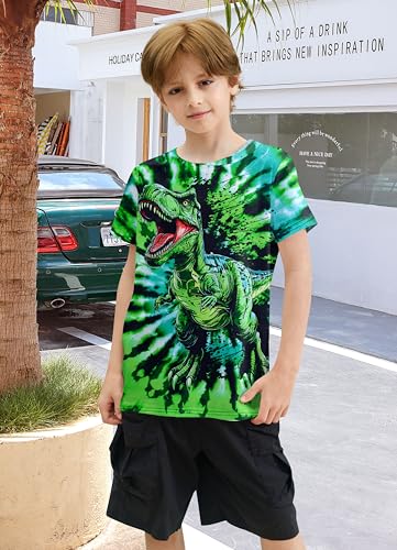 Image of Boys Tie Dye Shirt Size 4-14 Hippies Senior Rainbow Tees T Shirts for Kids | Tees T shirts for Kids