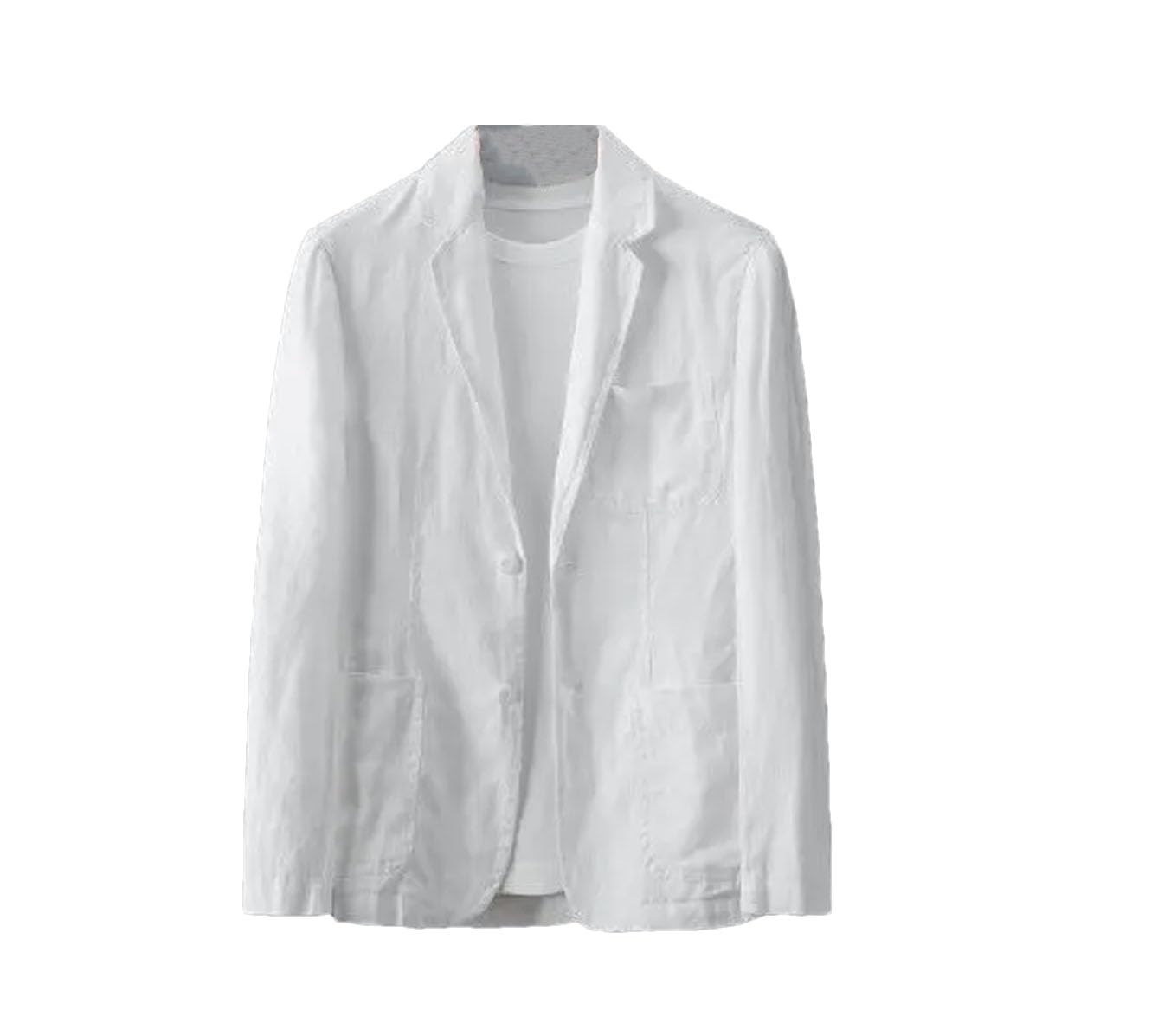 Męska cienka lniana marynarka męska pojedynczy garnitur bawełniana marynarka slim fit casual płaszcz