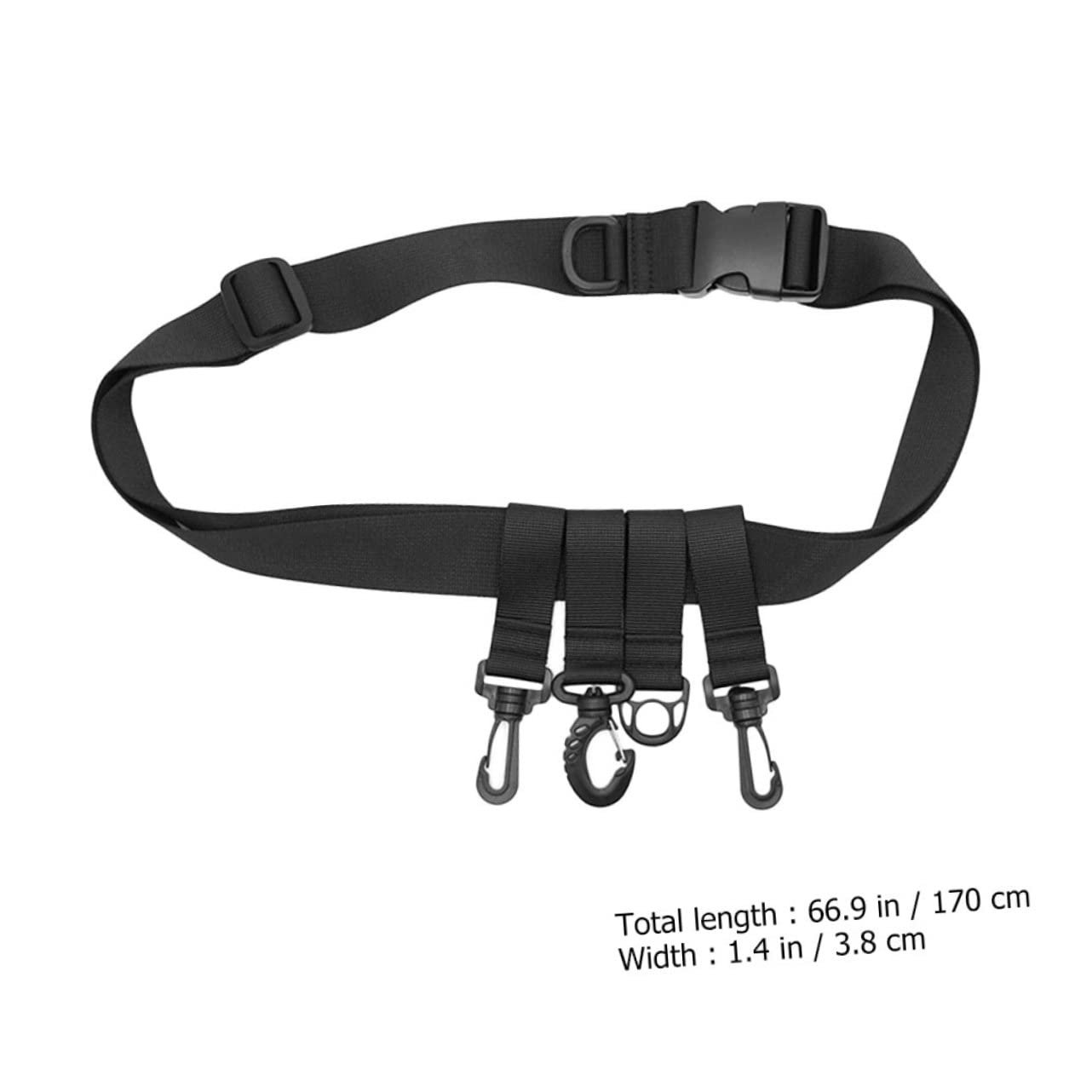 POPETPOP Fishing Hook Straps Heavy Duty Wading Belt Holder Fishing Belt Quick Release Buckle for Outdoor