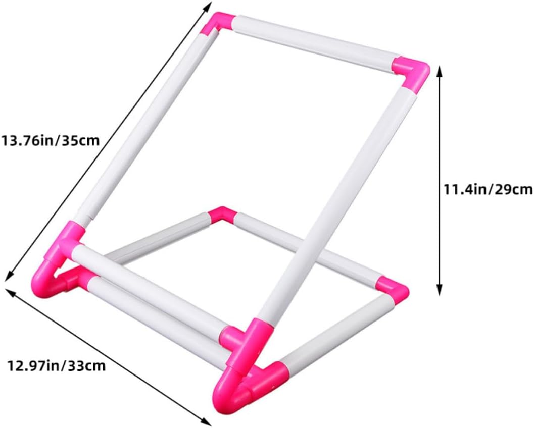PVC Tabletop Embroidery Stand Holder for Cross Stitch, Large 25x35x30cm