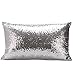 Produktbild Susenstone®Solid Color Glitter Pailletten Dekokissen Fall (Silber)