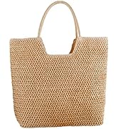 Bolsa De Mano Para Mujer, Bolsa De Playa De Paja, Bolsa De Hombro Suave Tejida A Mano De Gran Capacidad, Bolso De Ratán De Verano Para Viajes De Vacaciones, Uso Diario