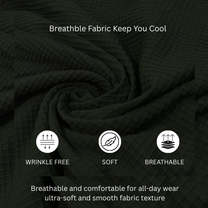 Image of GRECIILOOKS Men's Formal Button Down Shirt - Slim Fit Shirt's for Men | Textured Long Sleeve Polycotton| Business & Meeting Ready (Available in Plus Size)