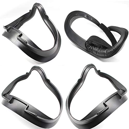HUAYUWA PU-Leder Schaumstoff VR Gesichtspad + Gesichtsschnittstellenhalterung passend für Oculus Quest 2 Headset, weich, schweißfest, atmungsaktiv, bequemer Ersatz - Image 8
