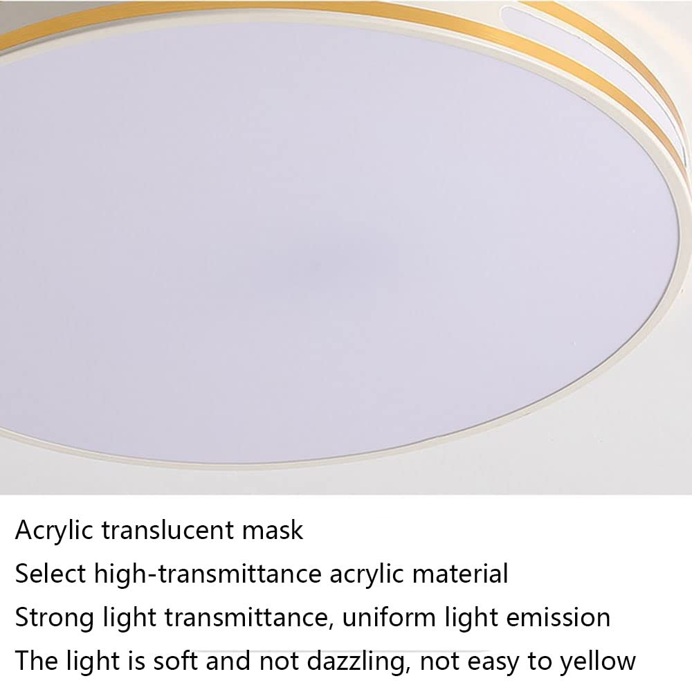 Plafoniera Rotonda Non Dimmerabile Lampada A LED Da 19,7'' Da Incasso