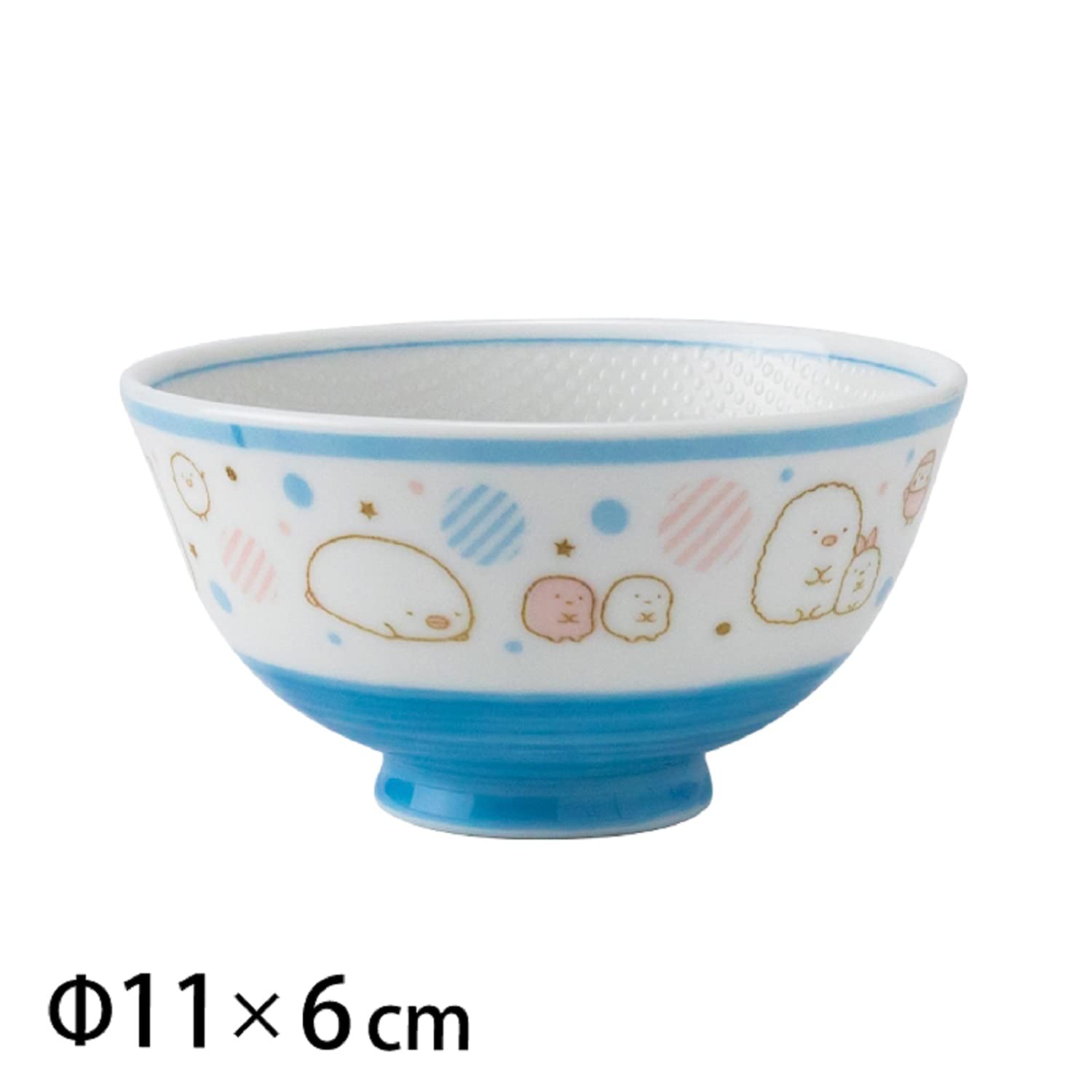 Amazon.co.jp: アサヒ興洋 すみっコぐらし 茶碗 ドット SG21-01