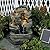 6-Tier Solar Water Fountain Outdoor, 24.4" H Cascading Rock Feature Garden Fountains and Waterfalls with Light, Pump, Solar Panel for The Patio, Deck, Porch, Backyard Home Décor, Stone Gray