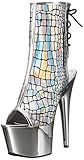  Pleaser ADORE-1018HG SLV Hologram Ostrich Pu/SLV Chrome UK 4 (EU 37)