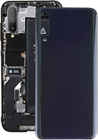 Replacement Battery Back Cover for Samsung Galaxy A50 SM-A505F/DS,Housing Door Repair Part for Galaxy A50 SM-A505F/DS Black