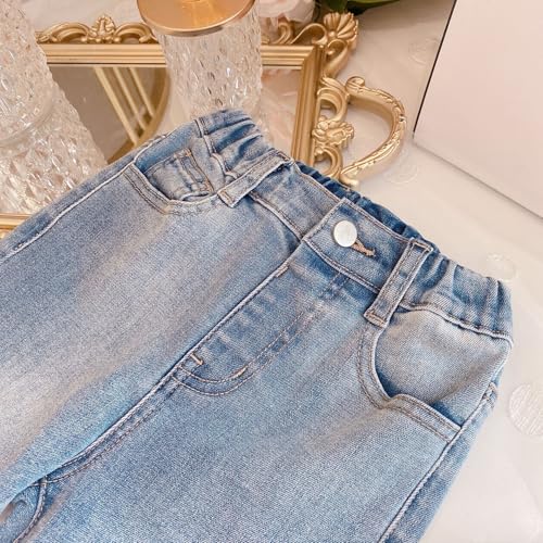 Mud Kingdom Girls Jeans Slim Fit Stretch Denim Flare Leg Pants2