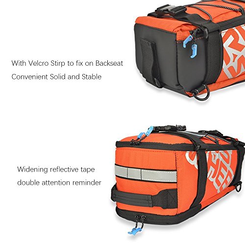 Roswheel - Borsa per telaio bici, zaino