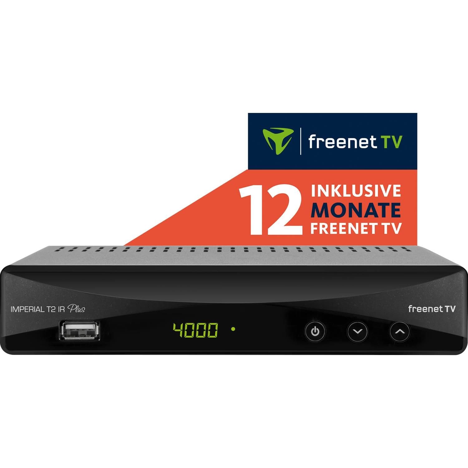 Receiver DVB-T2 HD Imperial T2 IR Plus IR Decodifica 12 Mesi Freenet - Dettaglio