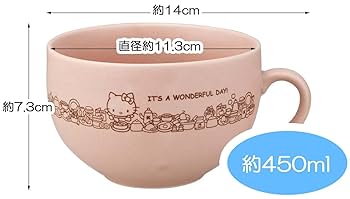 ハローキティ(花器) スープカップとスプーンセット ハローキティ(花器) スープカップとスプーンセット