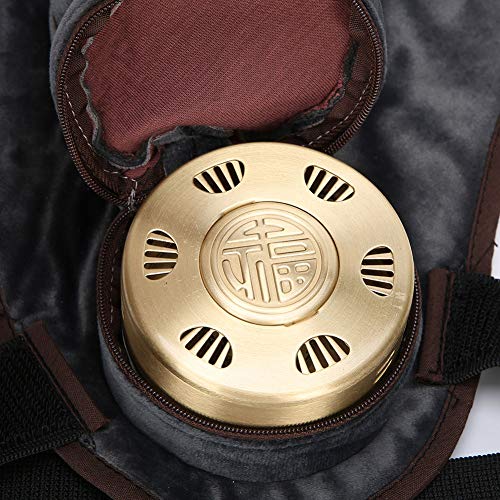 Draagbare Moxibustion Tas Verstelbare Moxa Doek Mouw Rookloze Koperen Moxa Box Moxibustion Verwarming Therapie… - Image 7