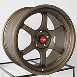 Aodhan AH08 Custom Wheel - 18x9.5, 30 Offset, 5x114.3 Bolt Pattern, 73.1mm Hub - Bronze Rim