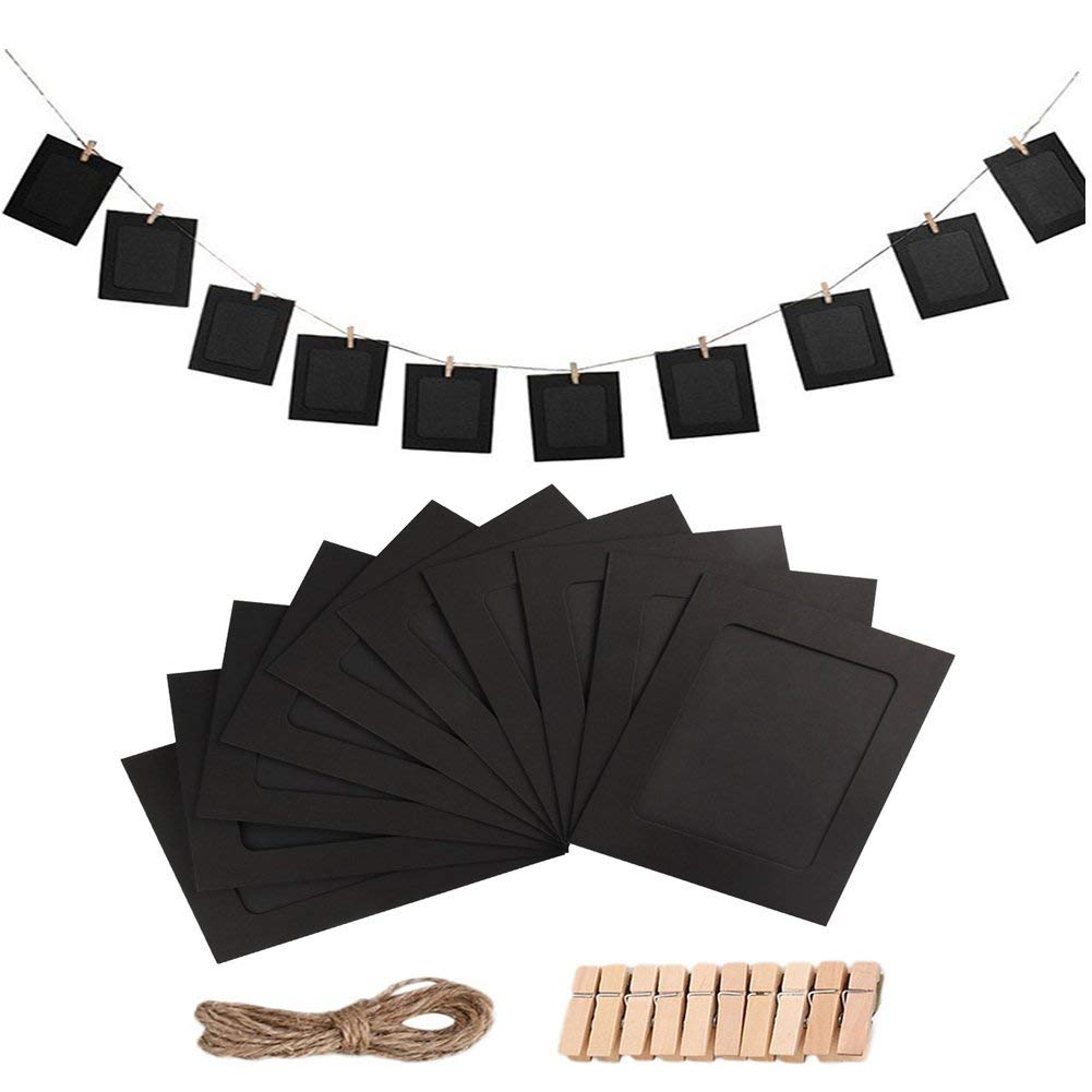 RKPMPaper Wall Photo Frame (4x6 inch, Black),Craft Paper., Craft Paper