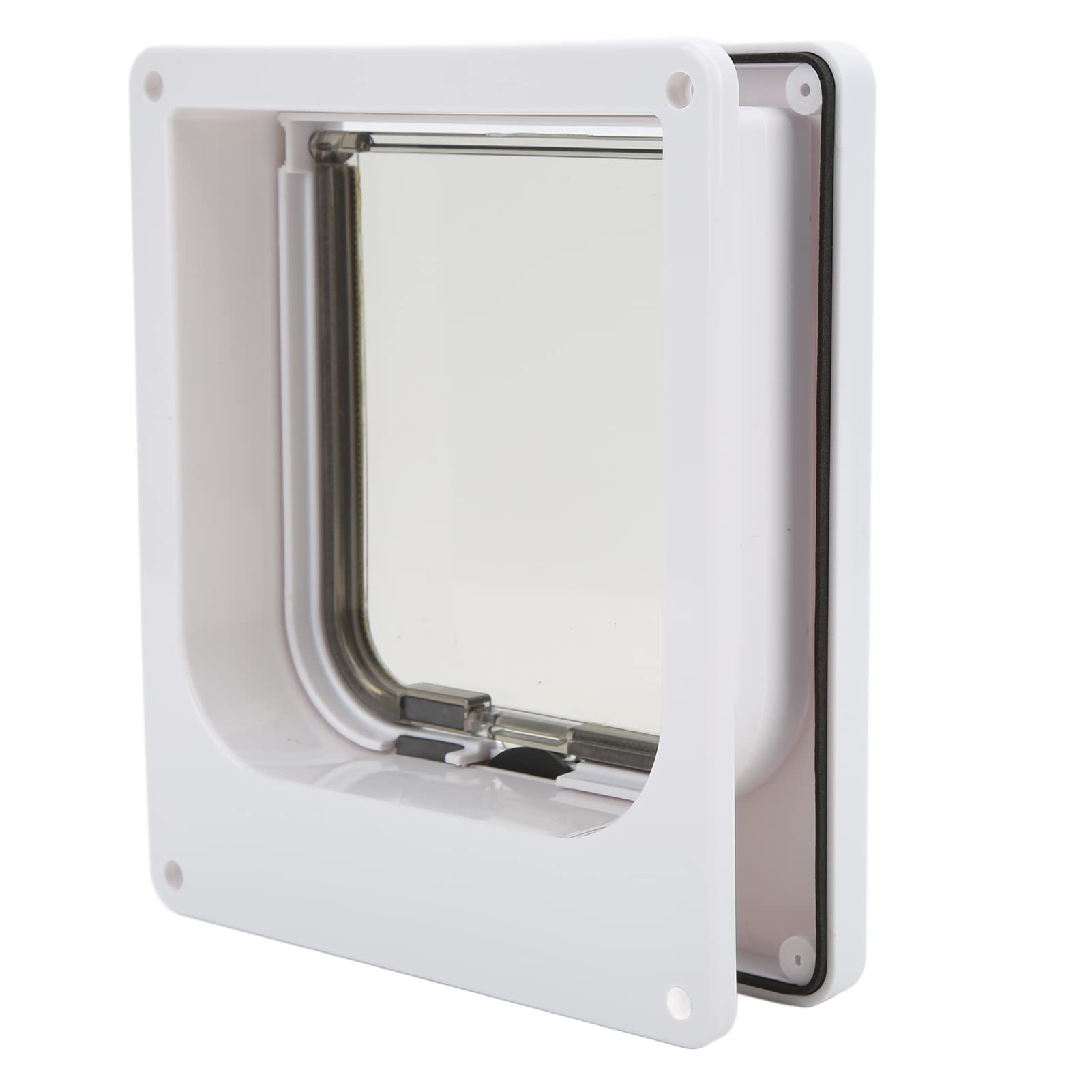 Cat Door Interior Door, Dog Door 4 Modes Switch Control Pet Door with Flap Weatherproof Easy Installation Cat Flap Door Cat Door for Exterior Door for Cats Doggie Kittens (XL)