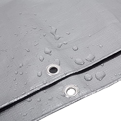 PLMOKN Externe waterdichte handdoek -UV Winter Antivriesbescherming Cover voor Pool Polyethyleen Occhello Metallic Outdoor Pergola, 17 Afmetingen (Kleur: Zilver, Grootte: 3x5m) - Image 3