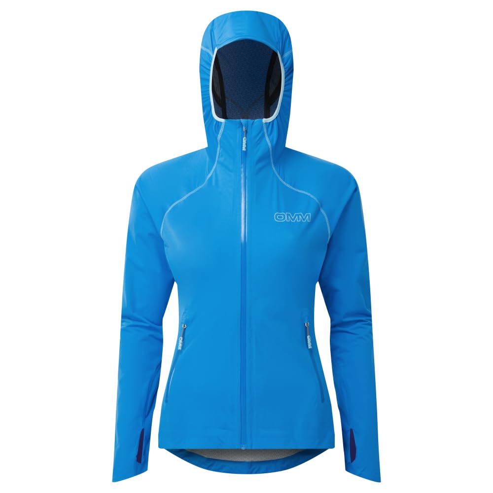 Omm Original Mountain Marathon Women's Blue Omm Kamleika Jacket (Uk, Alpha, M, Regular, Regular, )