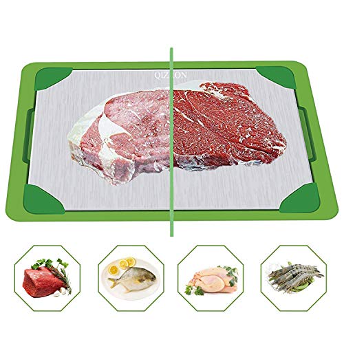 QIZRON Defrosting Tray | Fast Thawing Plate Board | Premium Cooling Tray |