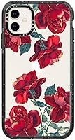 Vista 1 de Funda Impact de CASETiFY para iPhone 11 - Rosas Rojas (Transparente) - Negro Claro Red Roses (Transparent)
