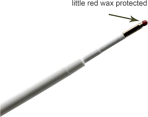 Miniatura 8 de 100 repuestos de bolígrafo retráctil, tinta negra de 3.86 pulgadas para bolígrafos brillantes, recambios de bolígrafo de bambú de 0.04 pulgadas para