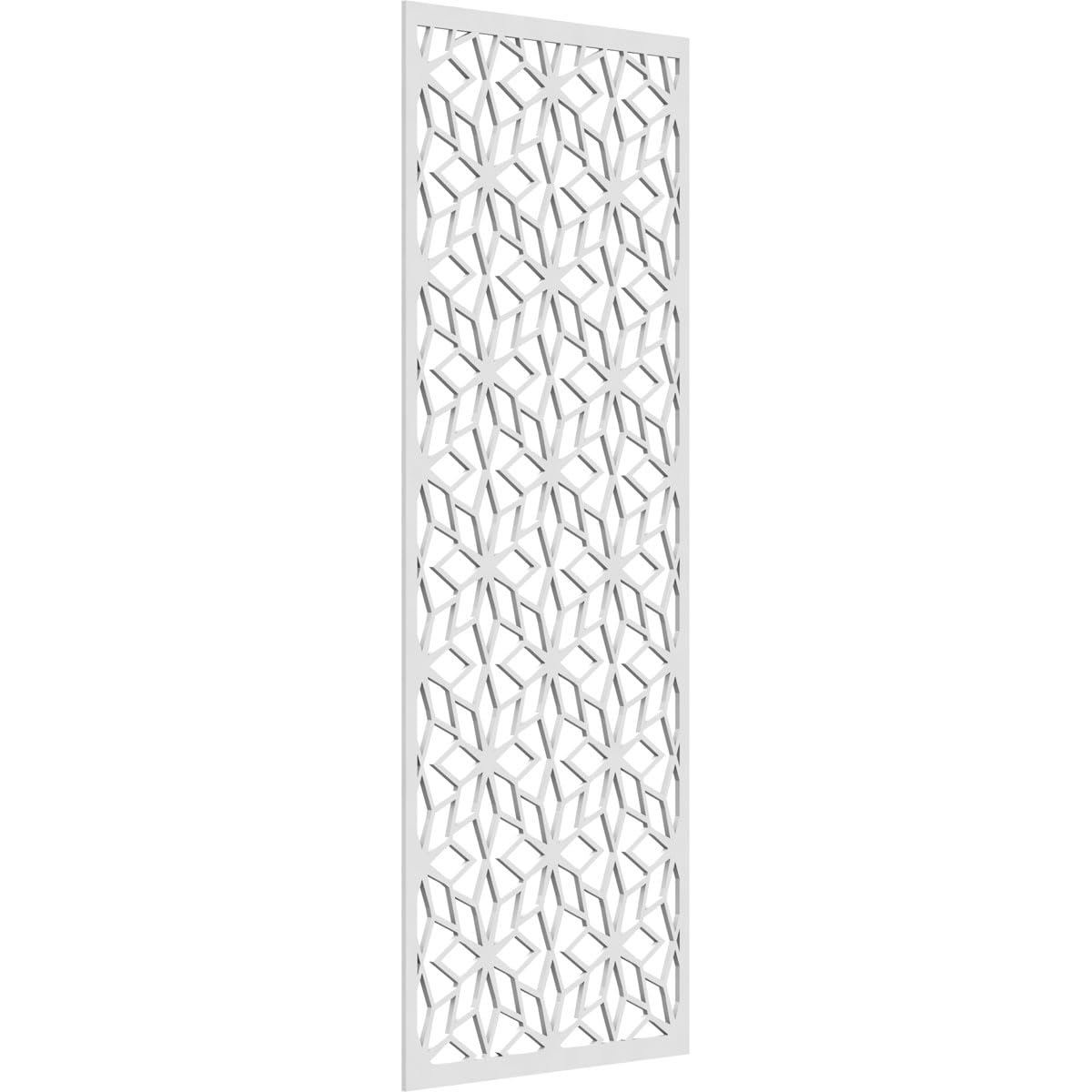 25 3/8"W x 64 3/8"H x 3/8"T Lake Decorative Fretwork Wall Panels in Architectural Grade PVC
