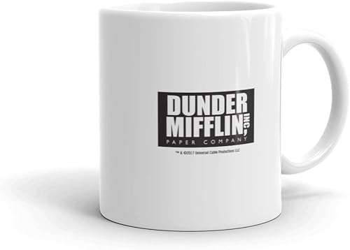 Miniatura 4 de The Office World's Best Boss Dunder Mifflin - Taza de cerámica blanca, 11 onzas, taza oficial de Michael Scott como se ve en la oficina