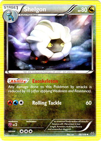Amazon.com: Pokemon - Shelgon (56/108)