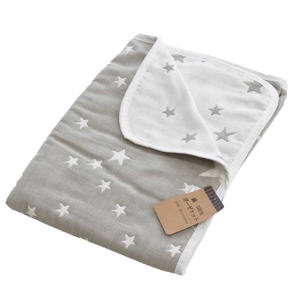 fuwara 6重ガーゼケット 70×100☆FUWARA☆星のガーゼケット